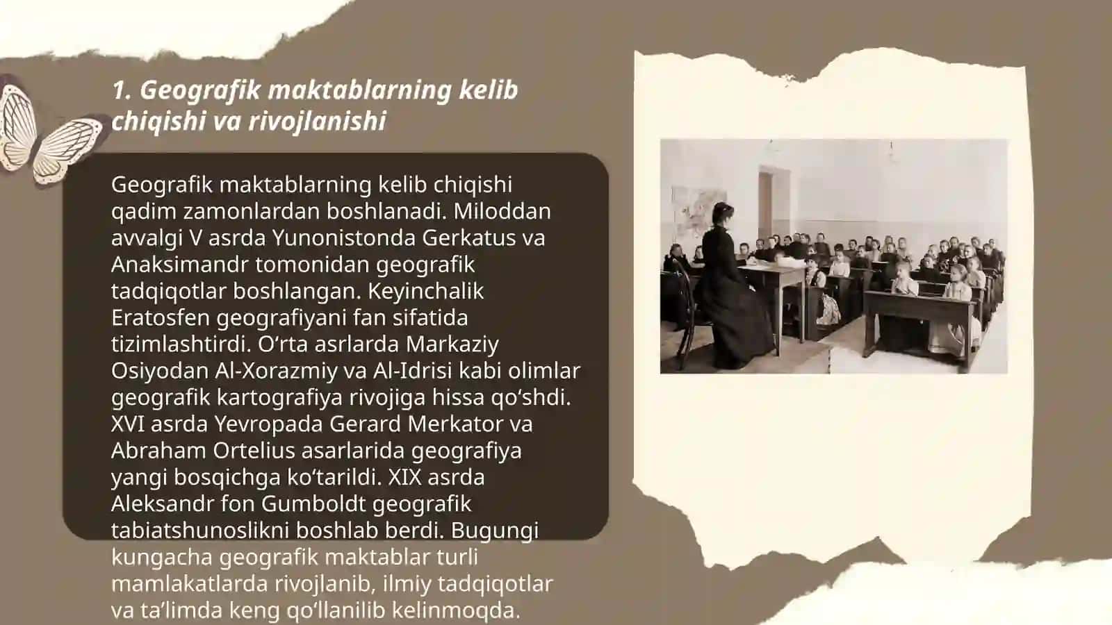 Geografik maktablar va uning sotsiologiya tarixida tutgan oʻrni 3