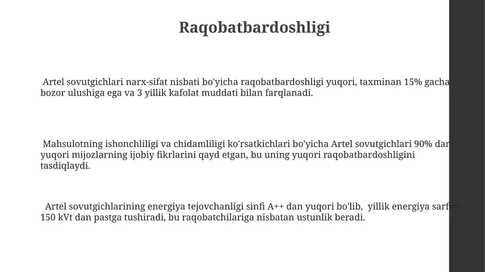 Artel Sovutgichlari Tarixi 3