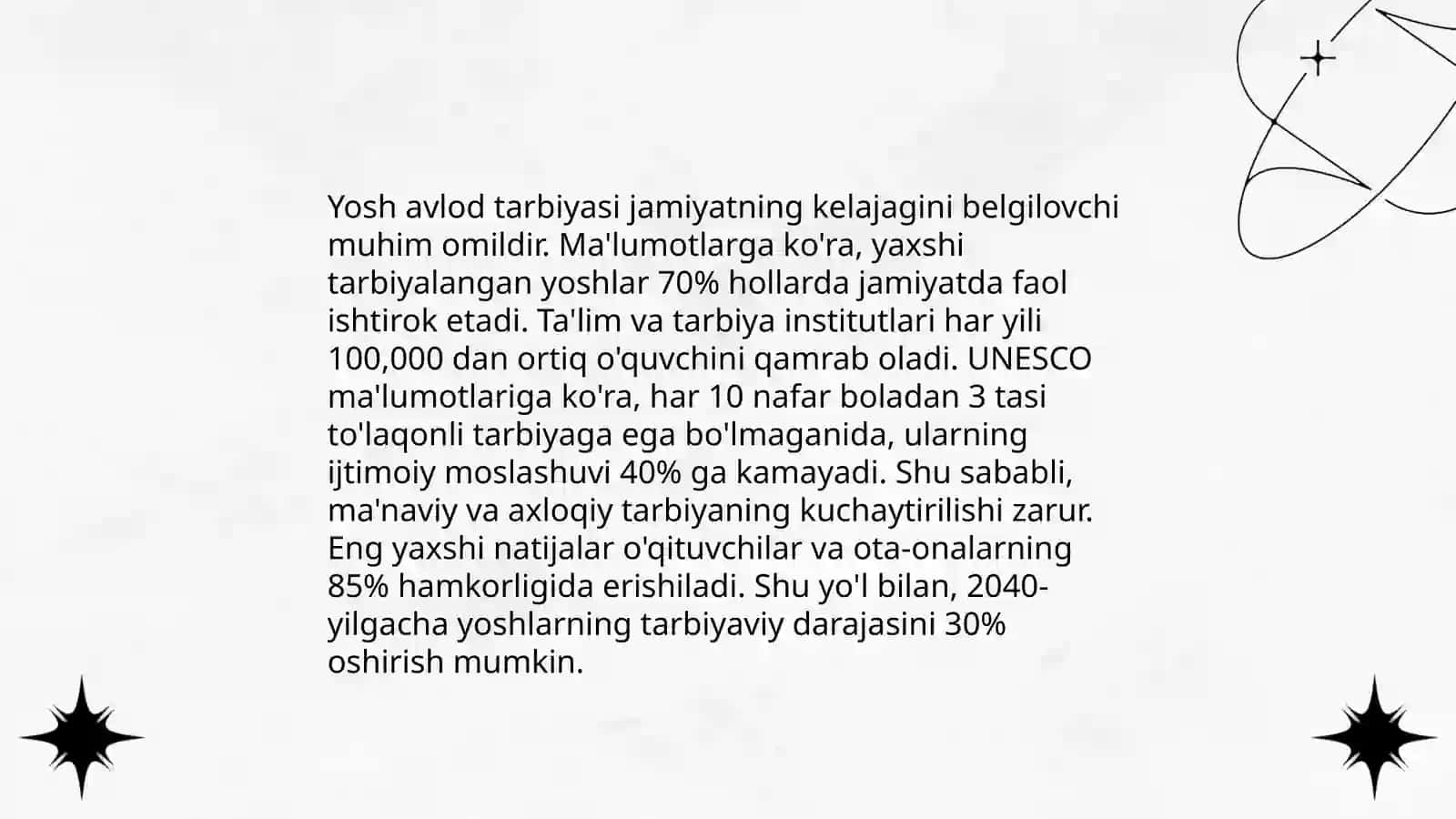 Yosh avlod tarbiyasini shakllanitirishda shaxs va uning rivojlanishi. Ma’naviy-ahloqiy ishlarni tashkil etishda milliy qadriyatlardan foydalanish 3