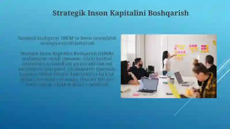 Strategik Inson Kapitalini Boshqarish 3
