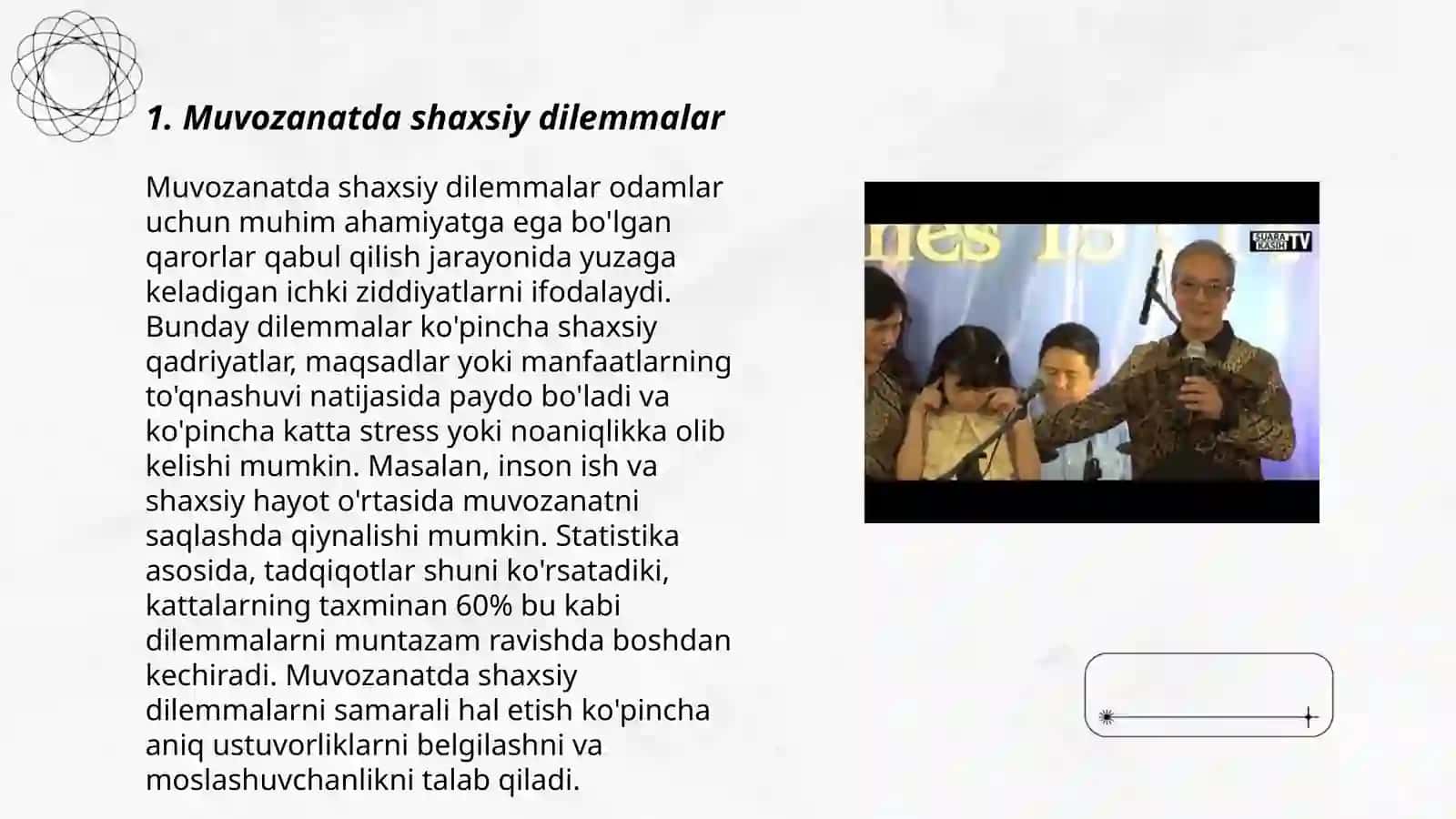 Ulug'bek Hamdamning Muvozanat Sabo va Samandar romanlar bo'yicha test munozarali savollar topshiriqlar turli metodlarni inovatsiya asosida taqdimot tayyorlash kerak 3