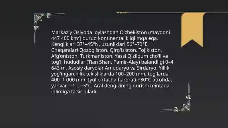 O'zbekiston iqlimi 3
