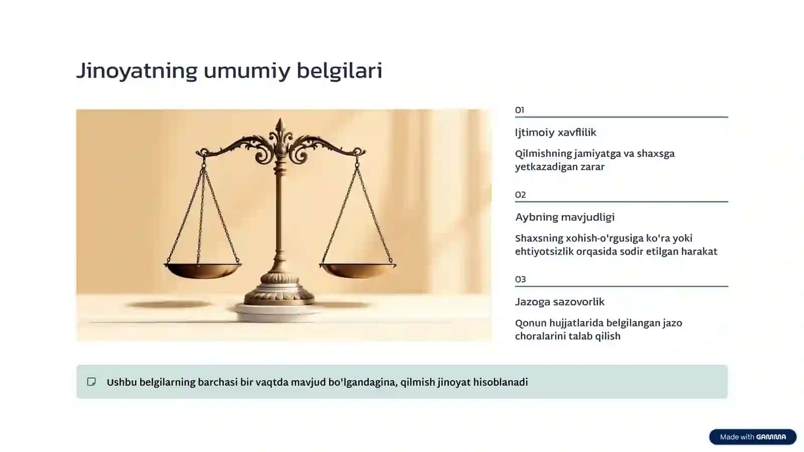 Jinoyat huquqi: Bir qancha jinoyatlarni sodir etish 3