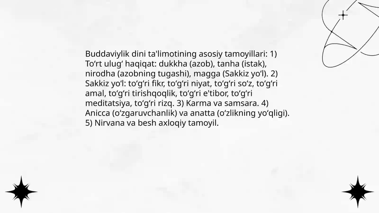 Buddaviylik dini talimoti 3