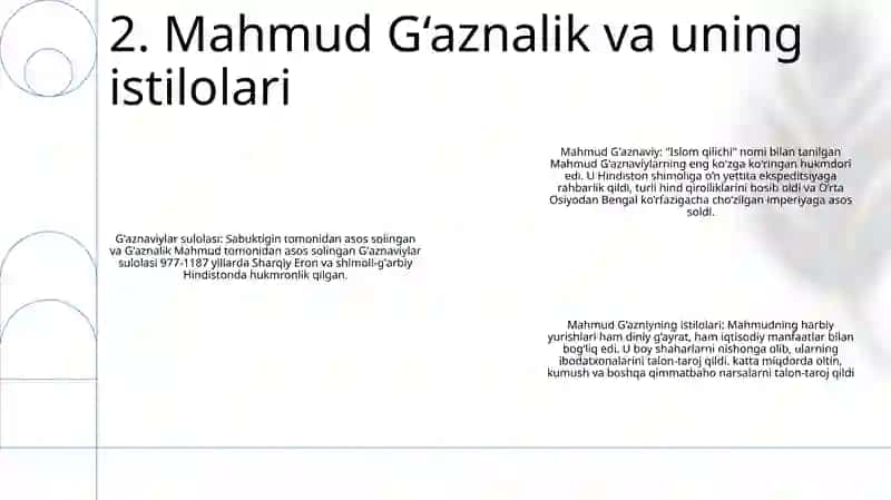 GʻAznaviylar Davlati 3