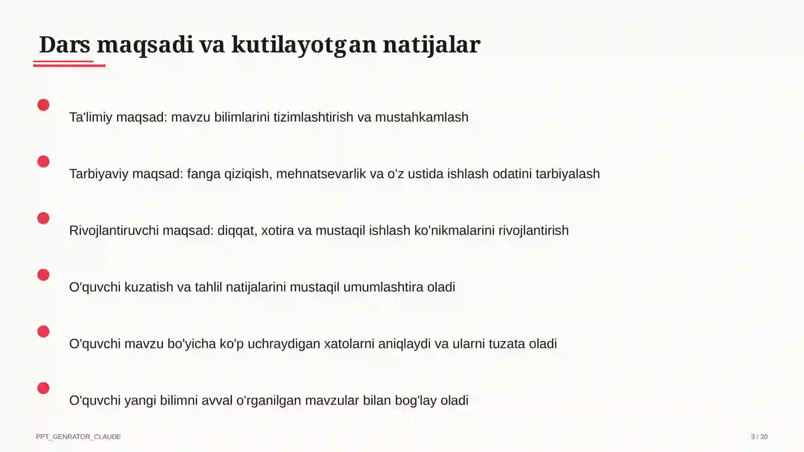 Mexanik harakat: yo'l, tezlik, vaqt (6-sinf) 3