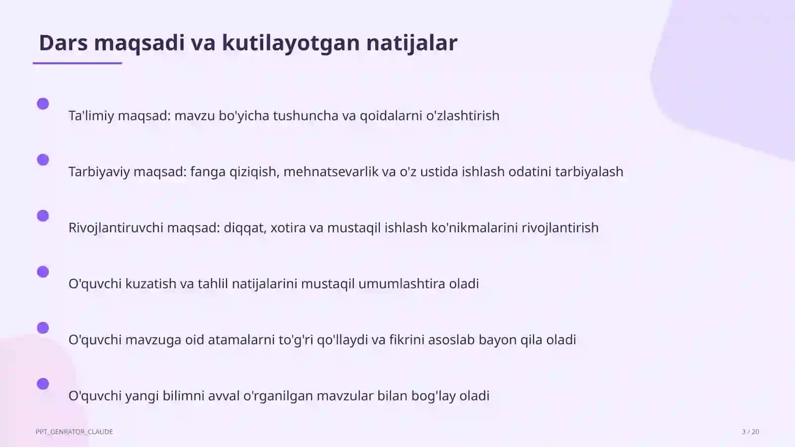 Rus tilida sodda gap va uning bo'laklari (8-sinf) 3