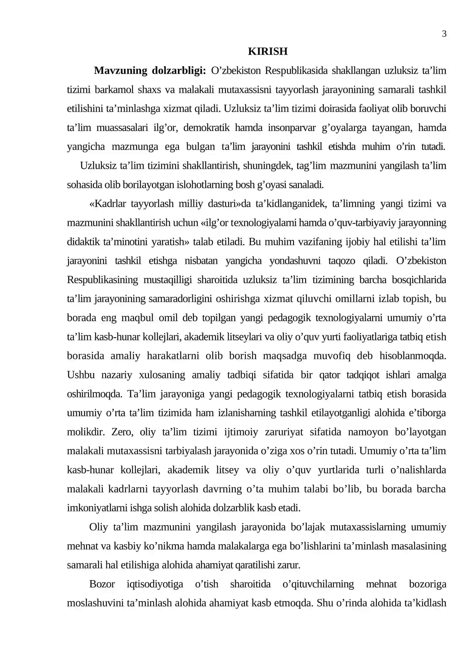 BOSHLANG’ICH SINF MATEMATIKA DARSLARIDA ARIFMETIK AMALLARNI O’RGATISH METODIKASI 3