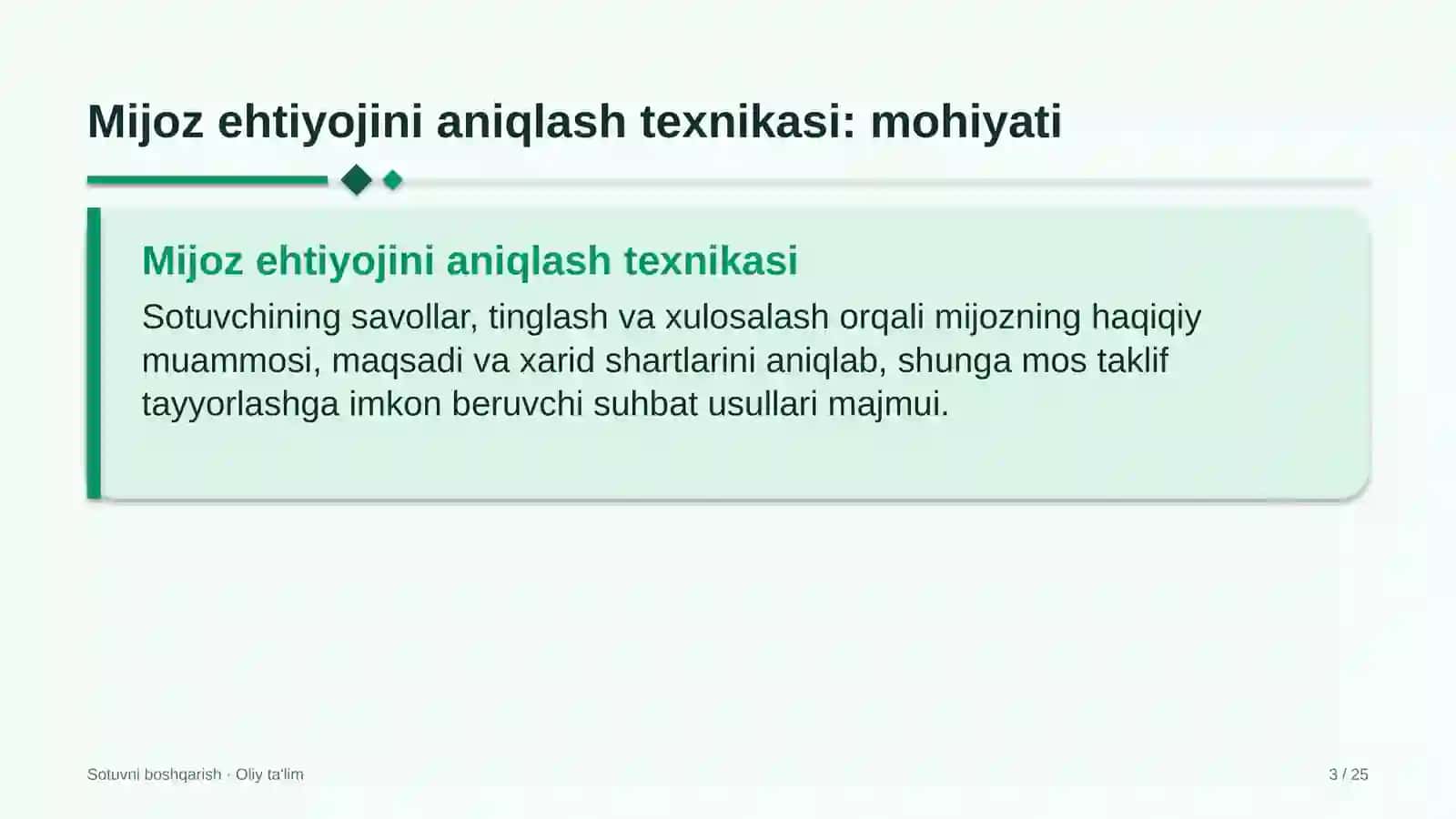 qora metallurgiyada mijoz ehtiyojini aniqlash texnikasi 1474 3