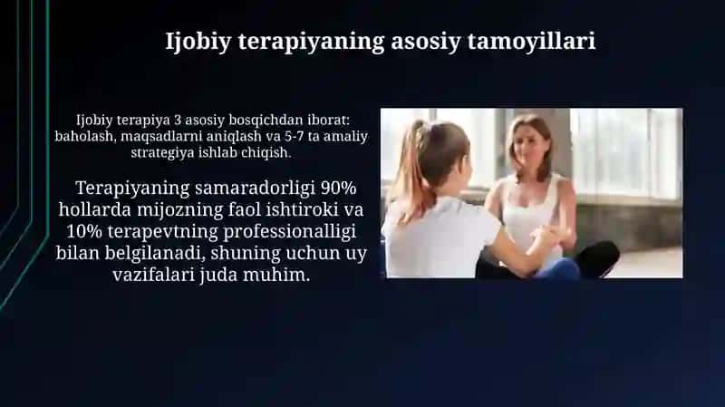 Qisqa muddatli Ijobiy Psixoterapiya Treningi 3