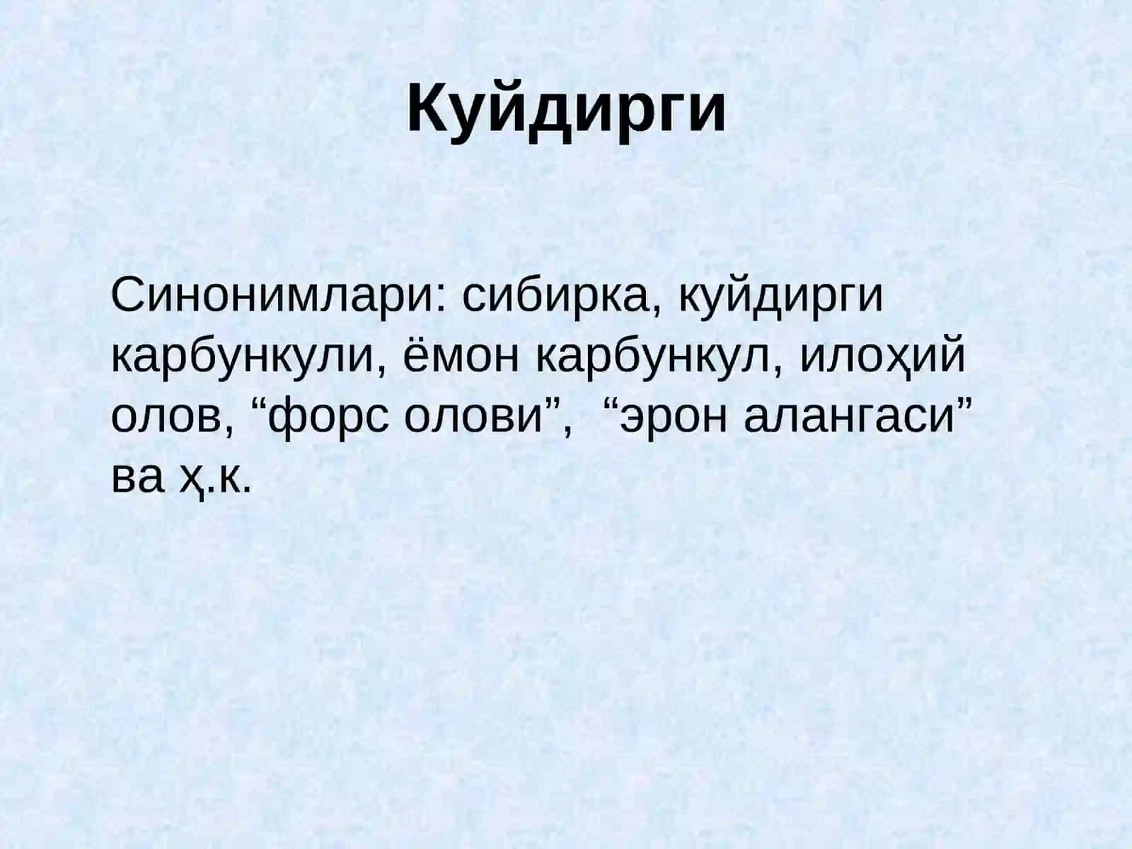 Куйдирги (Anthrax) 3