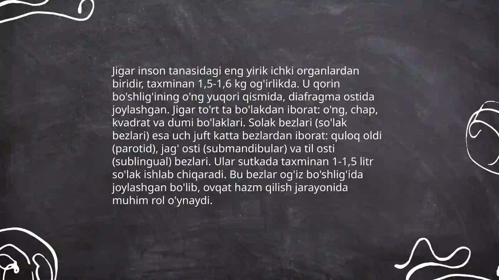 Jigar va solak bezlari 3