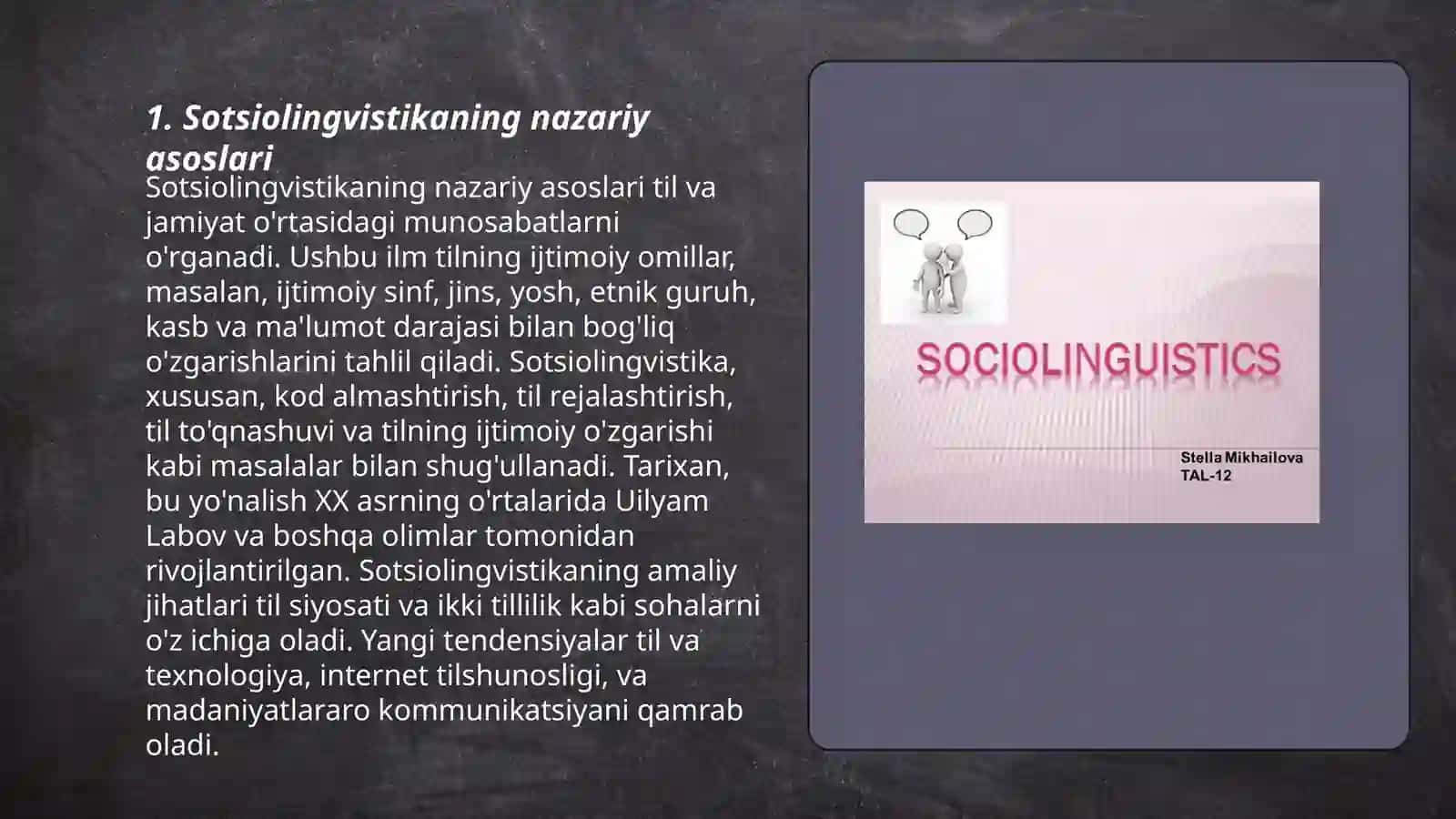 Sotsiolingvistika 3