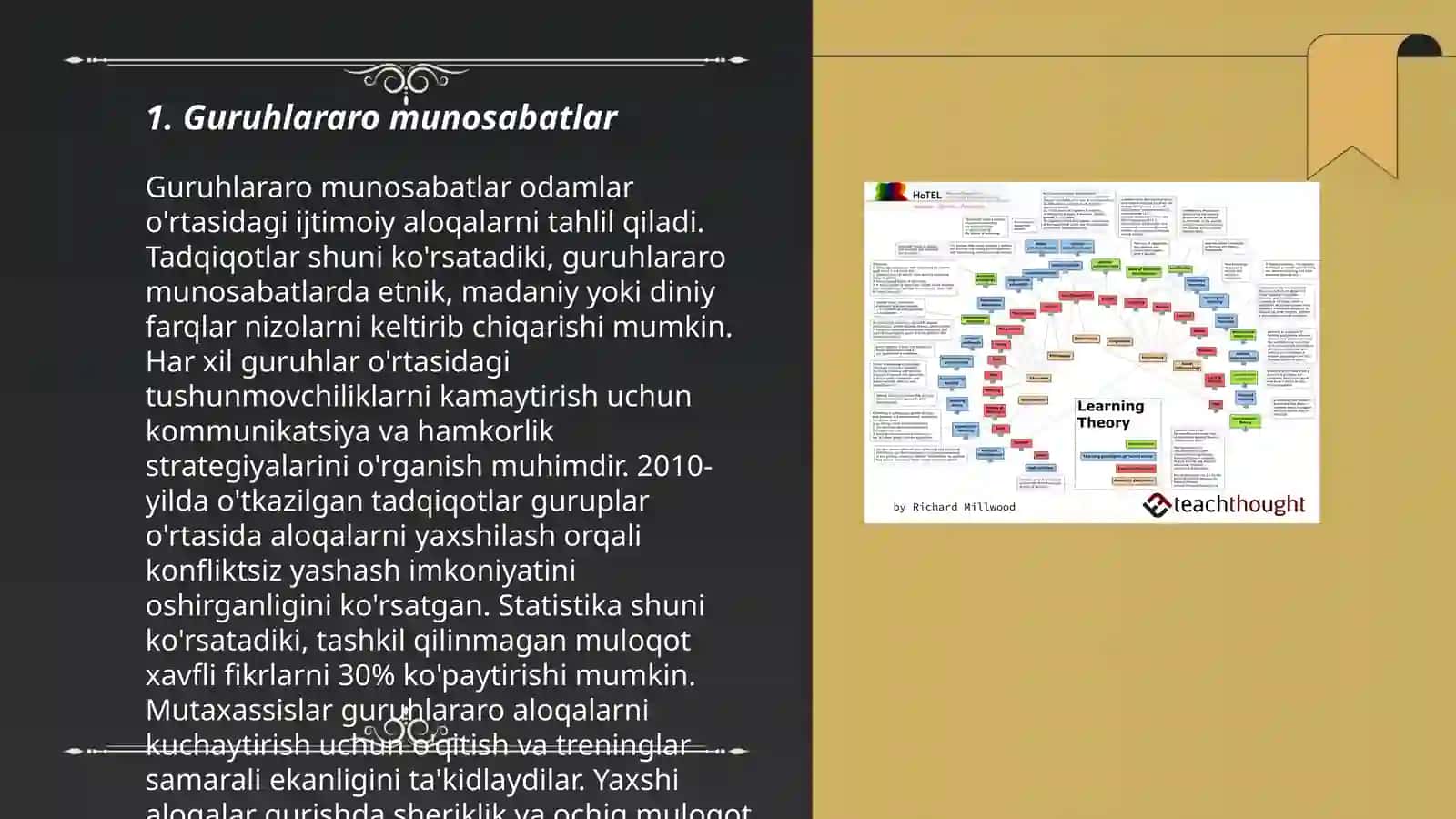 Ijtimoiy psixologiyada guruhlar muammosi. Etnik guruhlar psixologiyasi. Etnopsixologiya asoslari 3
