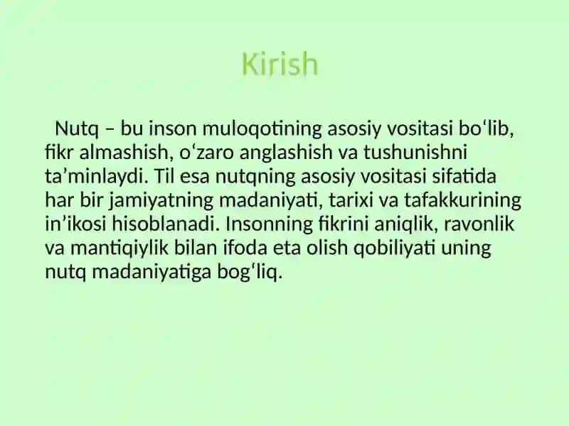 Nutqo'stirish va rivojlantirish nazariyasi 3