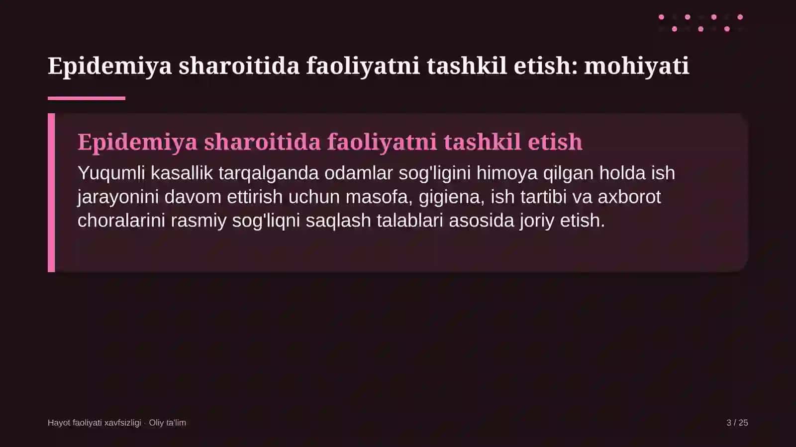 Kosmetika do'konlarida epidemiya sharoitida faoliyatni tashkil etish 3
