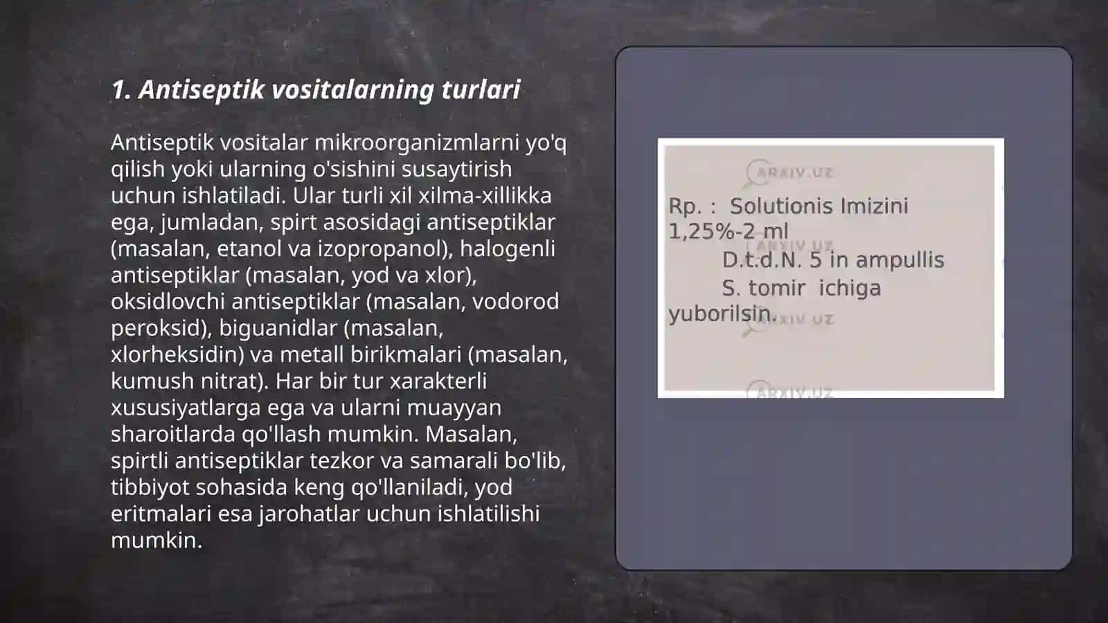 Antiseptik vositalar 3