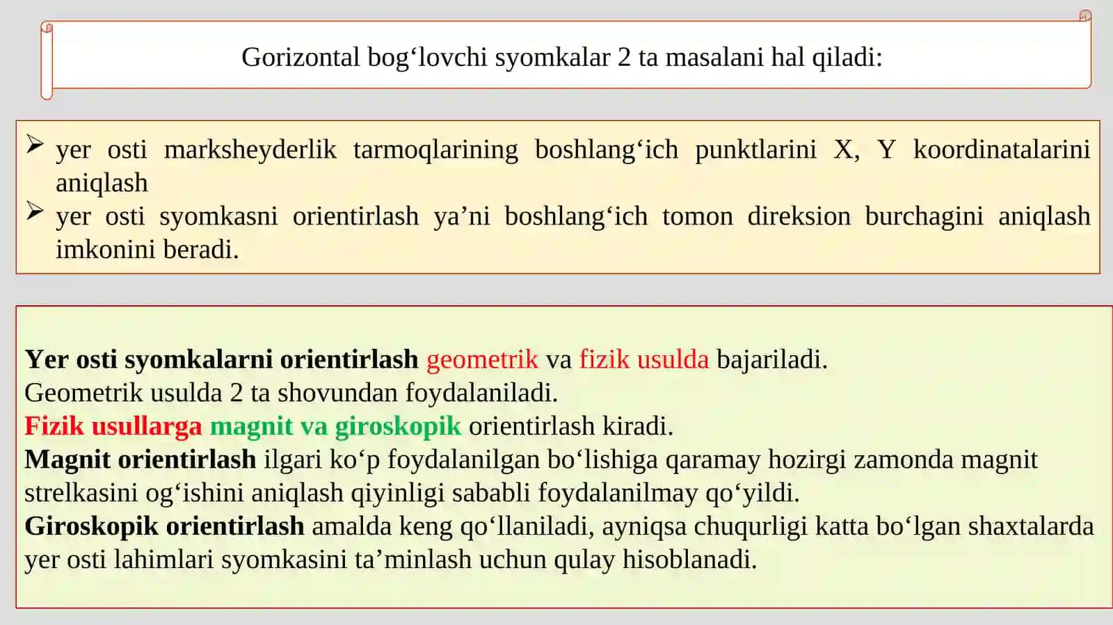 Yer osti kon lahimlarini orientirlash 3