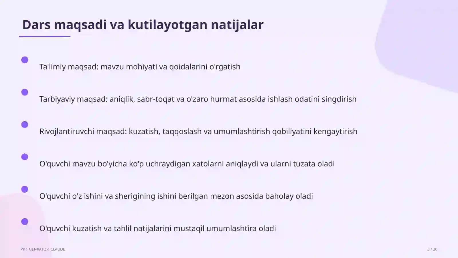 Oilaviy qadriyatlar va mas'uliyat (10-sinf) 3