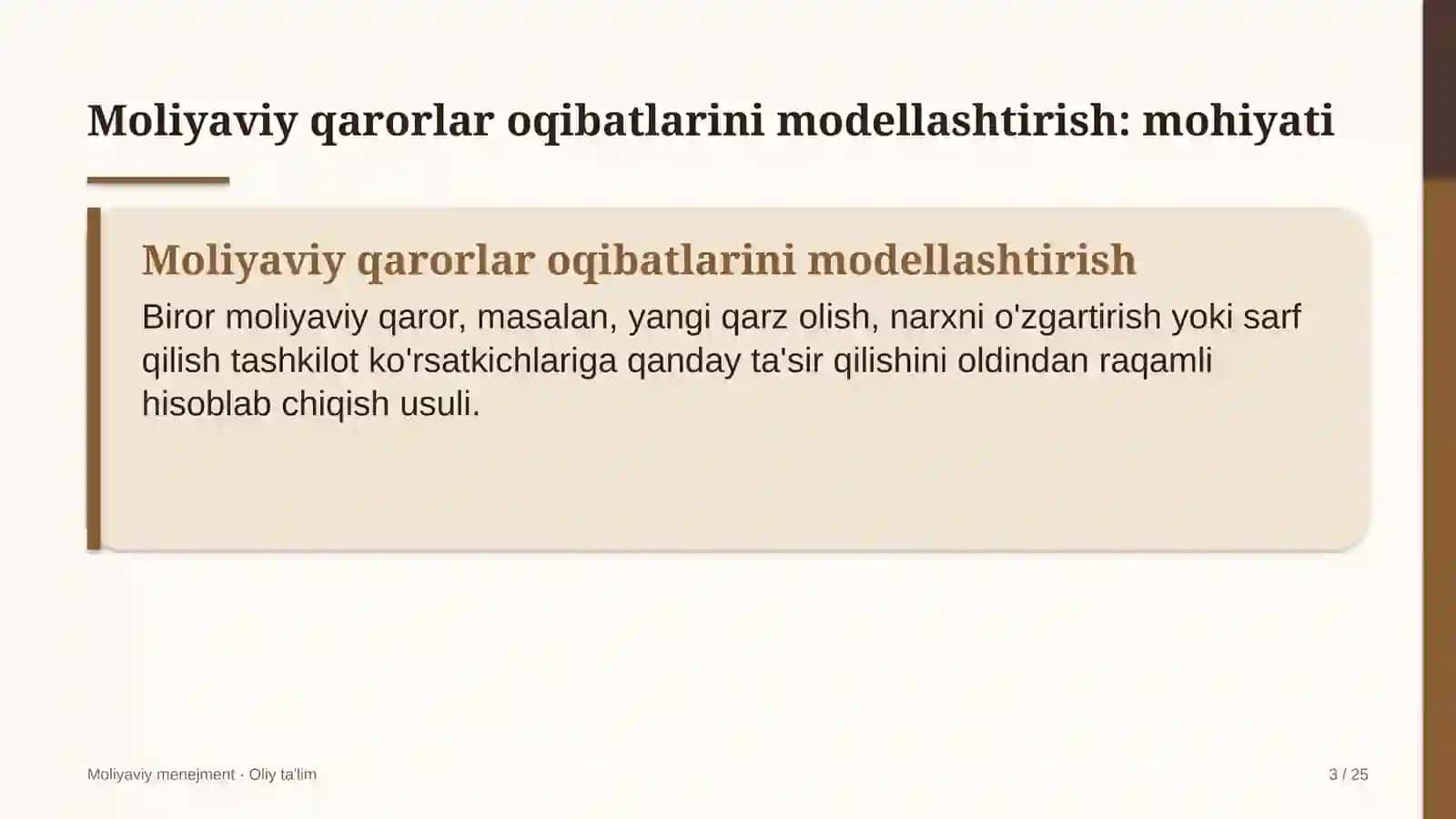 sog'liqni saqlash tizimida moliyaviy qarorlar oqibatlarini modellashtirish 3422 3