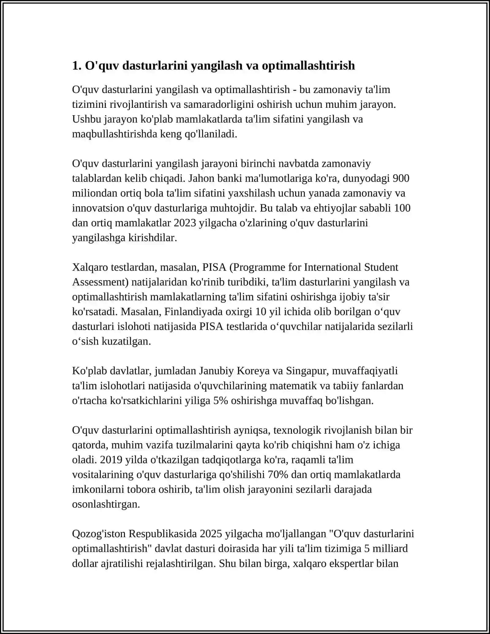 BOSHLANG'ICH TA'LIMDA IMLOVIY VA PUNKTUATSION SAVODLIKNI OSHIRISH BO'YICHA TAVSIYALAR ISLAB CHIQISH 3