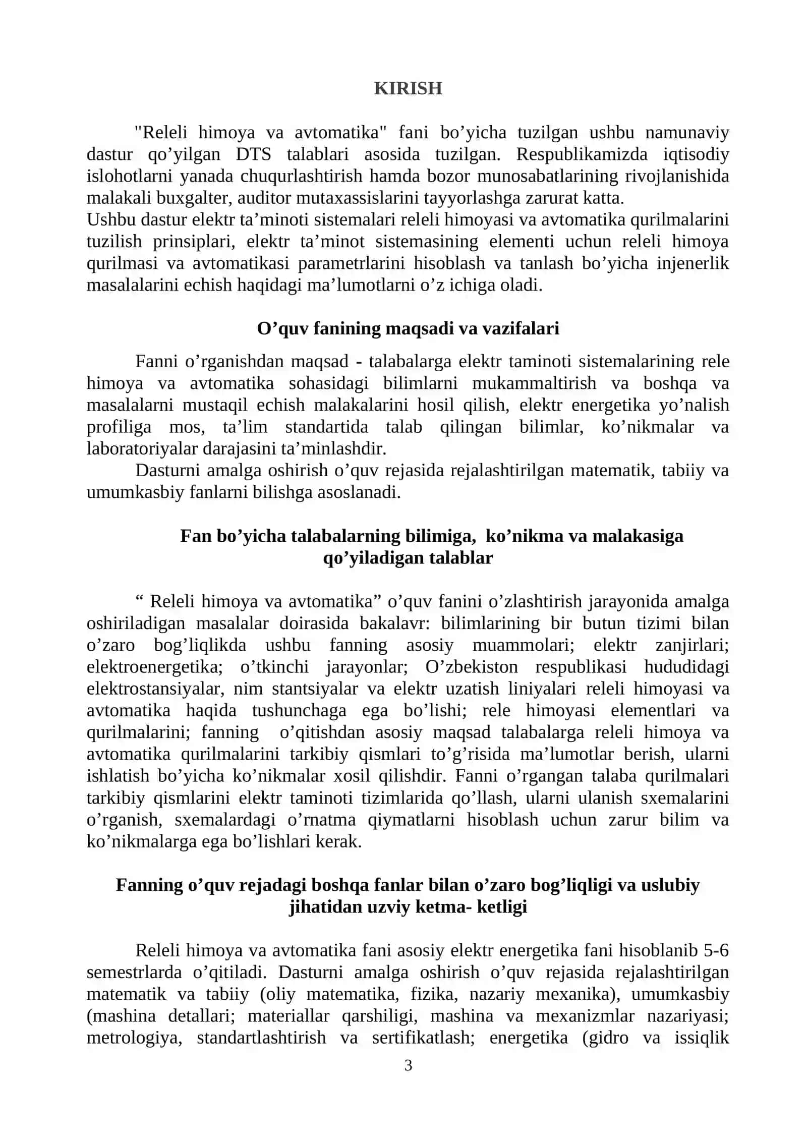 RELELI HIMOYA VA AVTOMATIKA 3