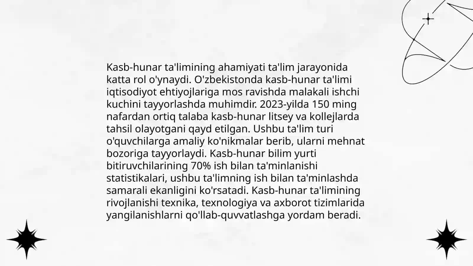 Kasb pedagogikasidatalim jarayonining mohiyati va tuzilishi 3