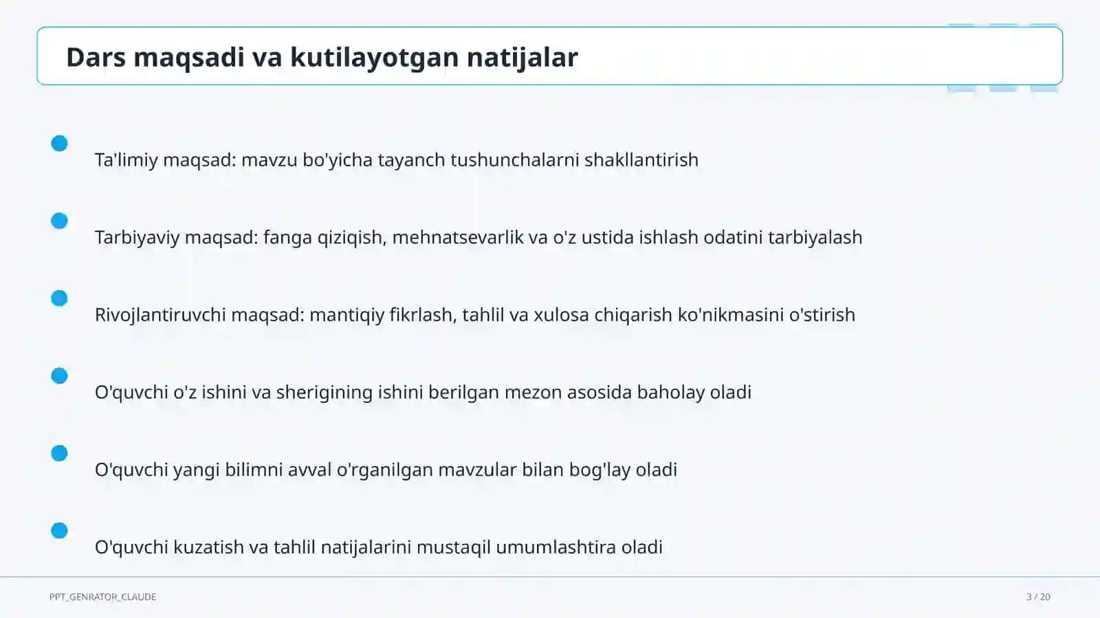 Saf mashqlari va tartib qoidalari (1-sinf) 3