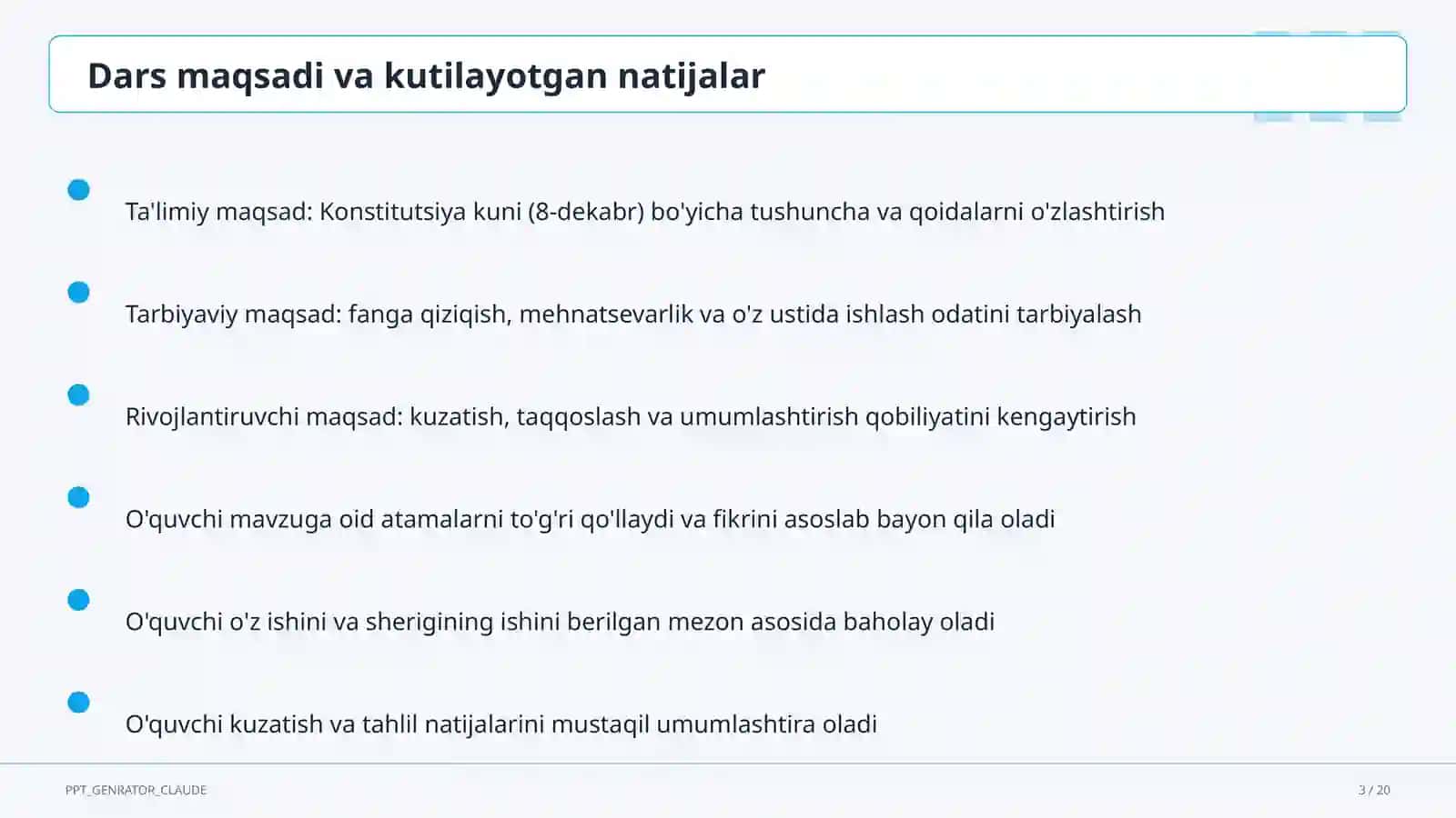 Sinf soati va tarbiyaviy tadbirlar 3