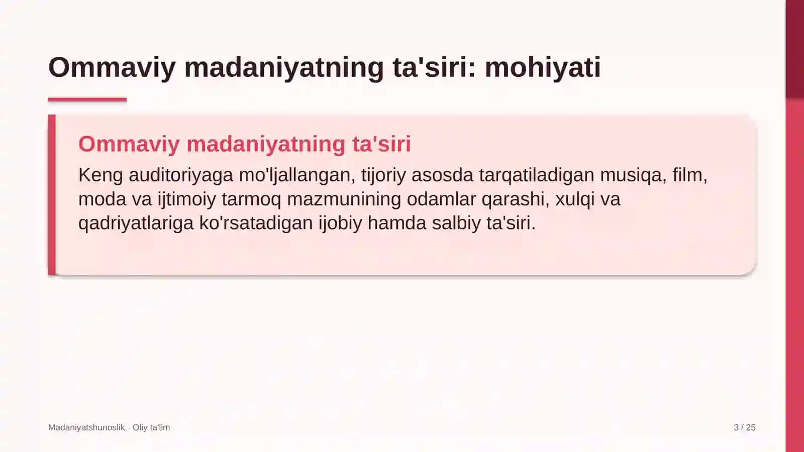 ombor xo'jaligida ommaviy madaniyatning ta'siri 4540 3