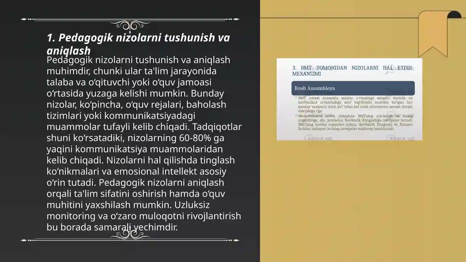Pedagogik nizolarni bartaraf etish texnalogiyasi 3