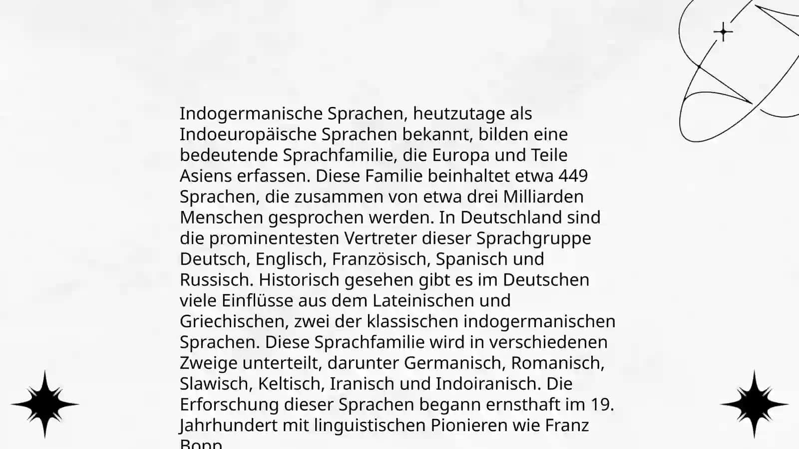 Genelogische Klassifikation der Sprache 3