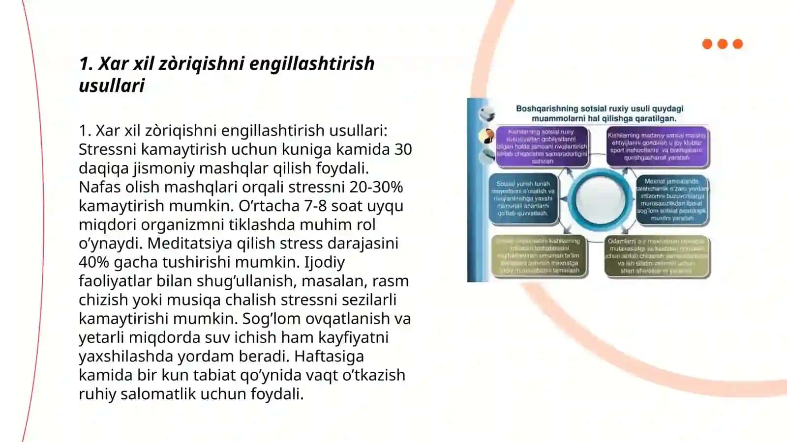 Xar xil zòriqishni engillashtirish usullari 3