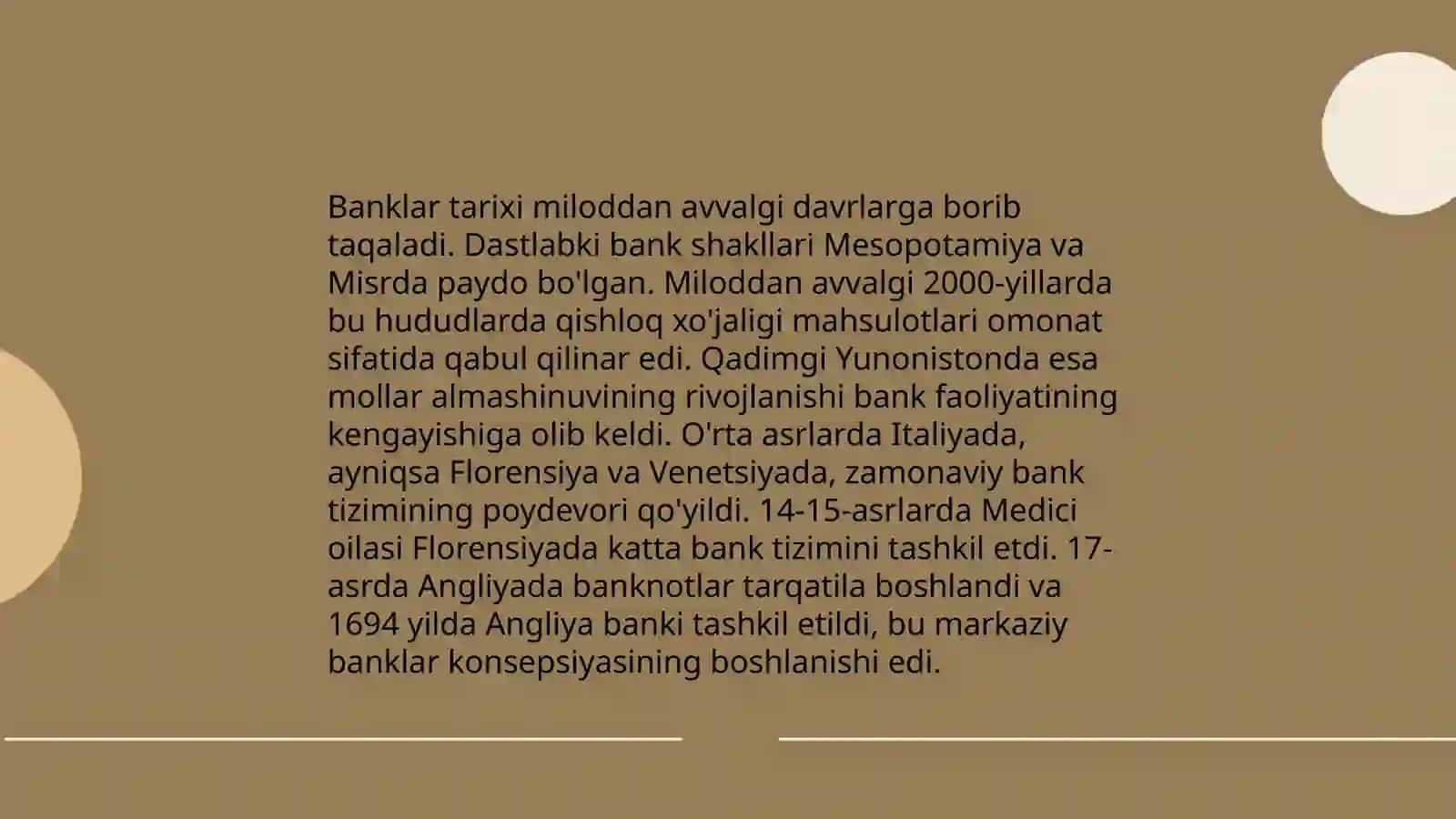 Banklarning kelib chiqishi va shakillari 3