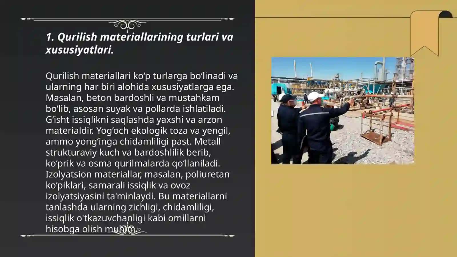 Qurilish materiallari va ishlab chiqarish texnologiyasi asoslari 3