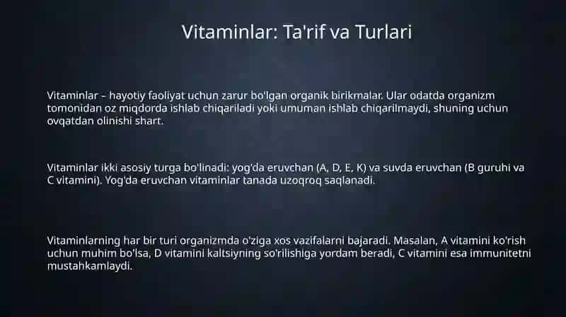 Vitaminlar 3