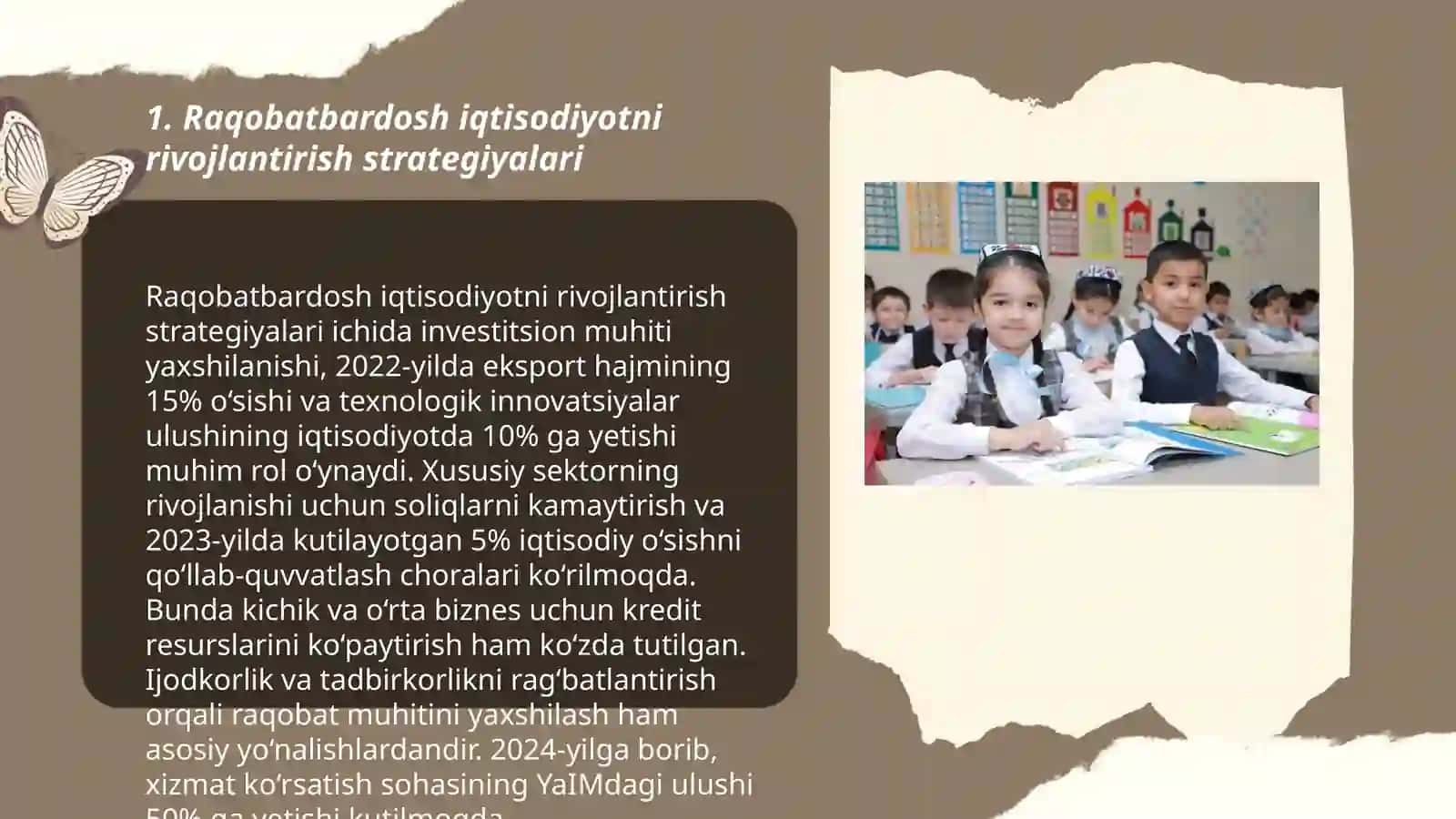 Raqobatbardosh iqtisodiyotni shakillantirish borasida amalga oshirilayotgan islohotlar 3