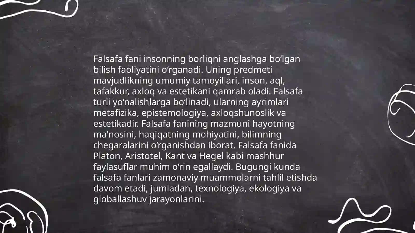 Falsafa fanining predmedi, mazmuni va jamiyatdagi ro'li 3