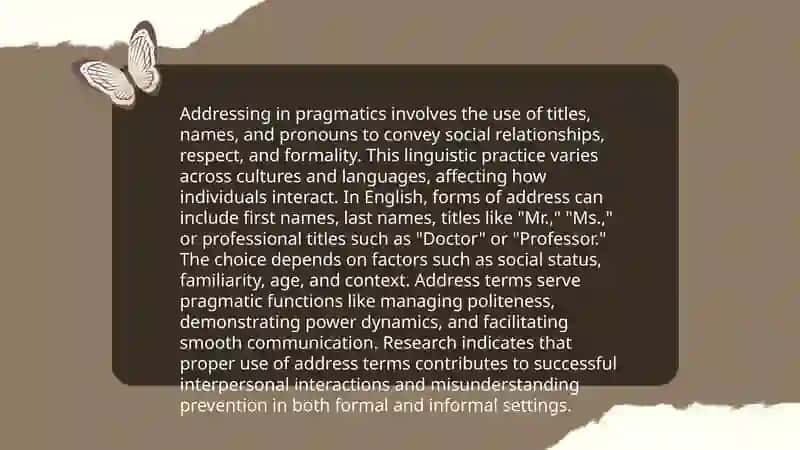Understanding Addressing in language teaching 3
