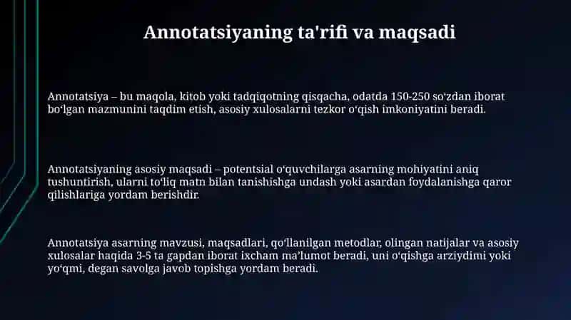 Referat akademik yozuv janiri sifatida 3