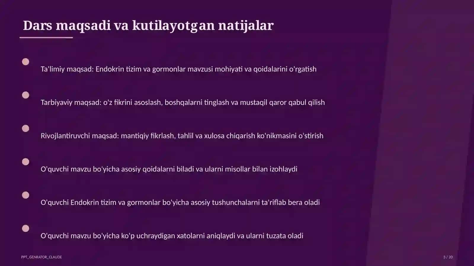 Endokrin tizim va gormonlar (8-sinf) 3