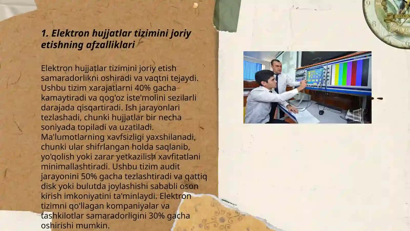 Elektron hujjat joriy etishning Jahon tajribasi 3
