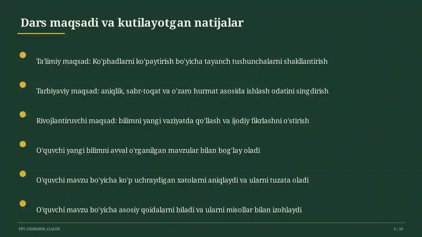 Ko'phadlarni ko'paytirish (7-sinf) 3