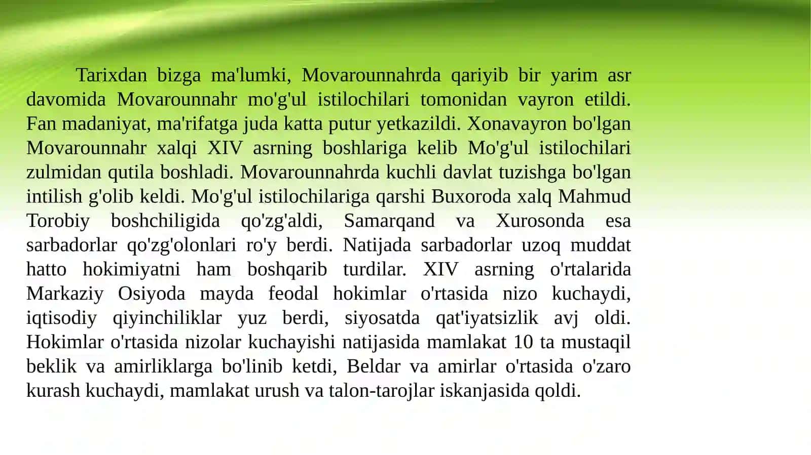 Amir Temuro'gitlarining tarbiyaviyahamiyati 3
