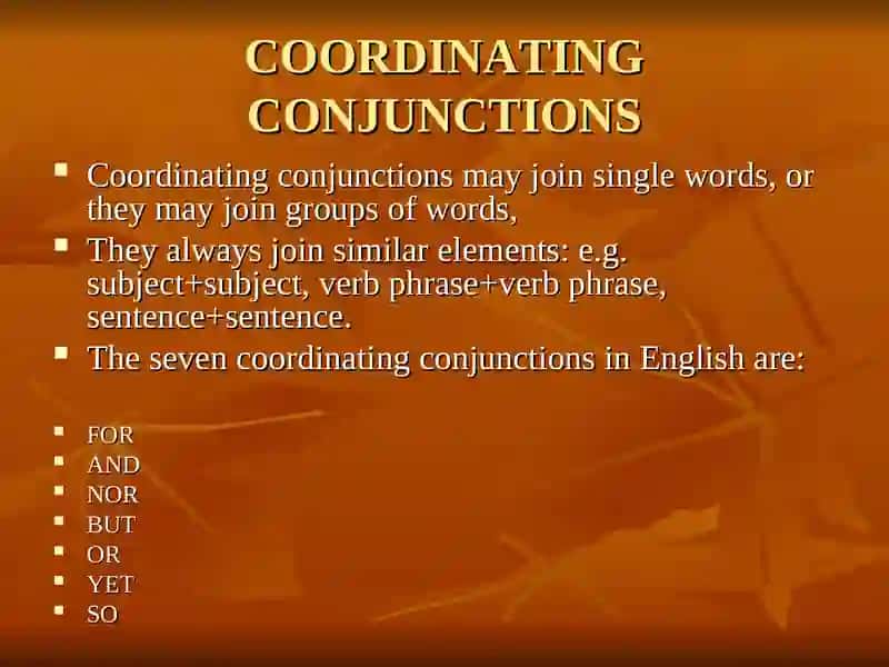 Conjunctions 3