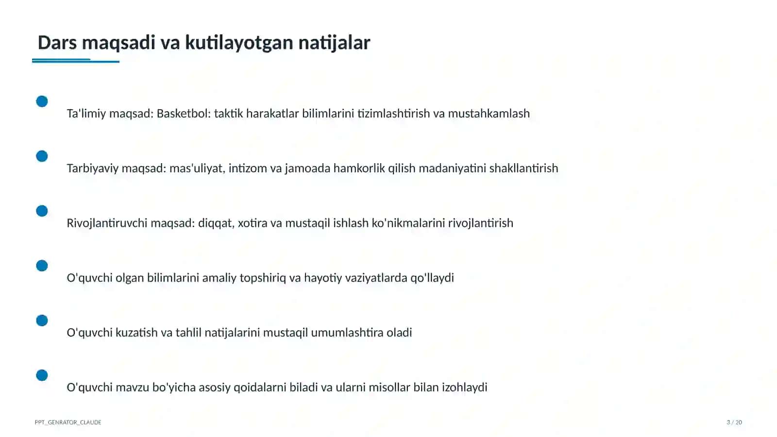 Basketbol: taktik harakatlar (8-sinf) 3