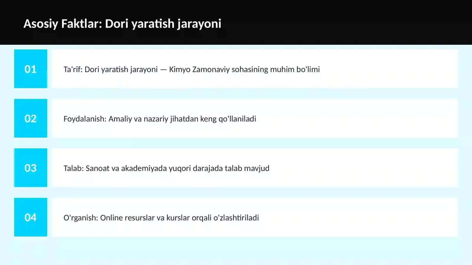 Dori yaratish jarayoni 3