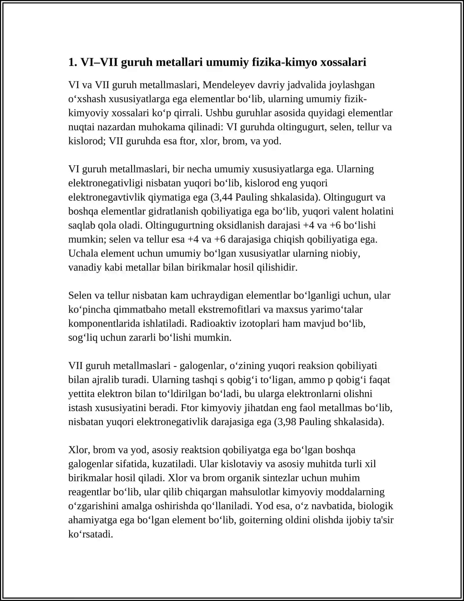 VI-VII GURUX METALLMASLARI VA ULARNING BIRIKMALARI 3