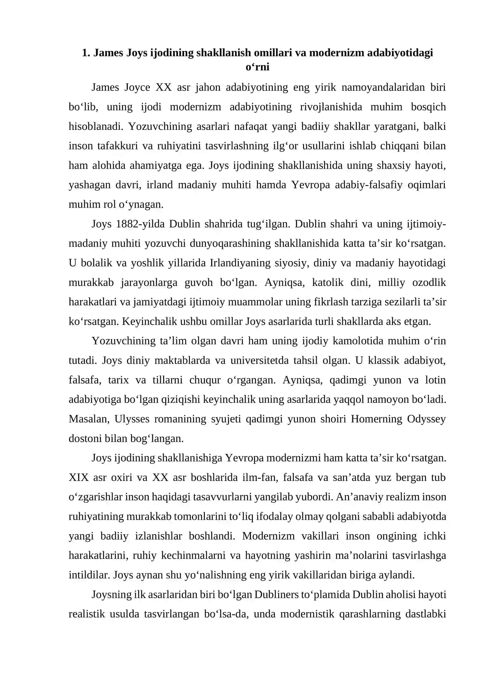 JOYS IJODINING UMUMINSONIY, UMUMESTETIK XUSUSIYATLARI 3