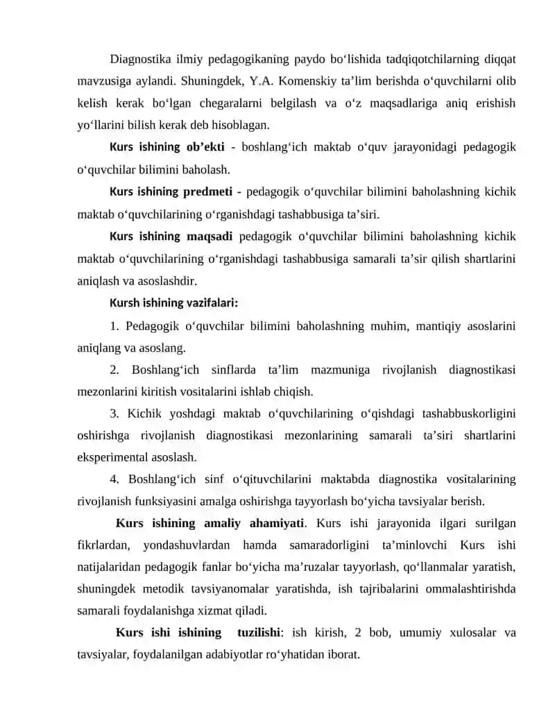 ONA TILIDAN OʻQUVCHILAR BILIMINI BAHOLASH MAZMUNI VA MEZONLARI 3
